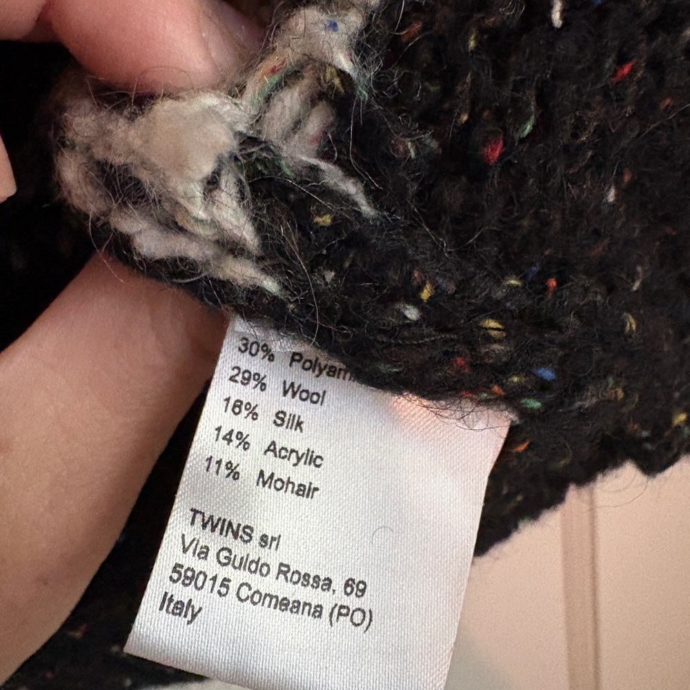 Gemelli Italian Wool blend colorful sweater - Picture 5 of 5